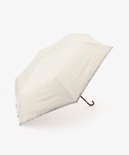 内側小花晴雨兼用折りたたみ傘 日傘
