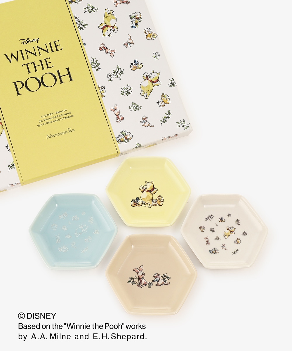 プレート・皿 ミニプレート4枚セット/ディズニーコレクション・Winnie the Pooh