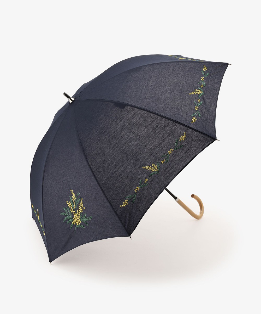 日傘（折りたたみ・長傘・晴雨兼用） ミモザ晴雨兼用長傘 日傘
