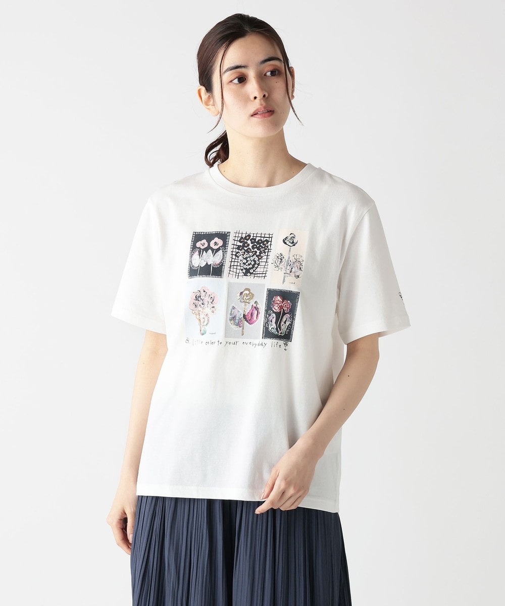 Tシャツ・カットソー ミドルＴシャツ/Typography/maya Shibasaki
