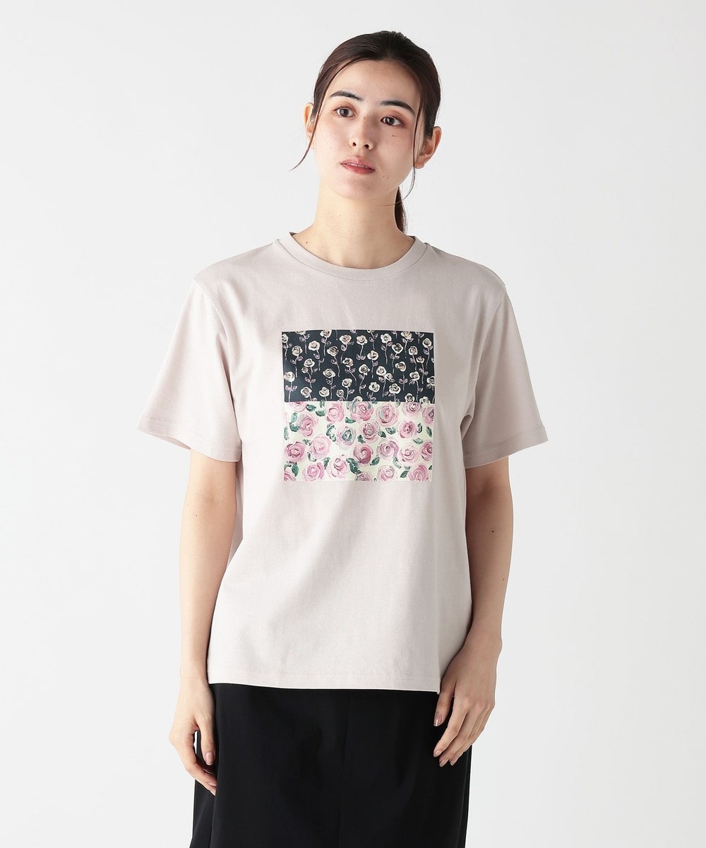 Tシャツ・カットソー ミドルＴシャツ/Flower/maya Shibasaki