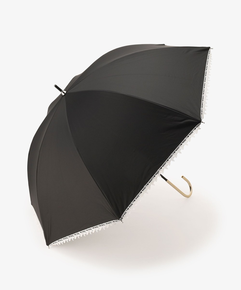 日傘（折りたたみ・長傘・晴雨兼用） プチレース晴雨兼用長傘 日傘