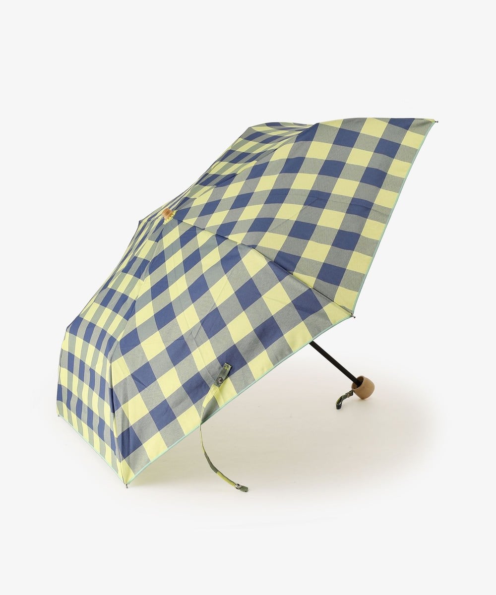 日傘（折りたたみ・長傘・晴雨兼用） ギンガムチェック晴雨兼用折りたたみ傘 日傘
