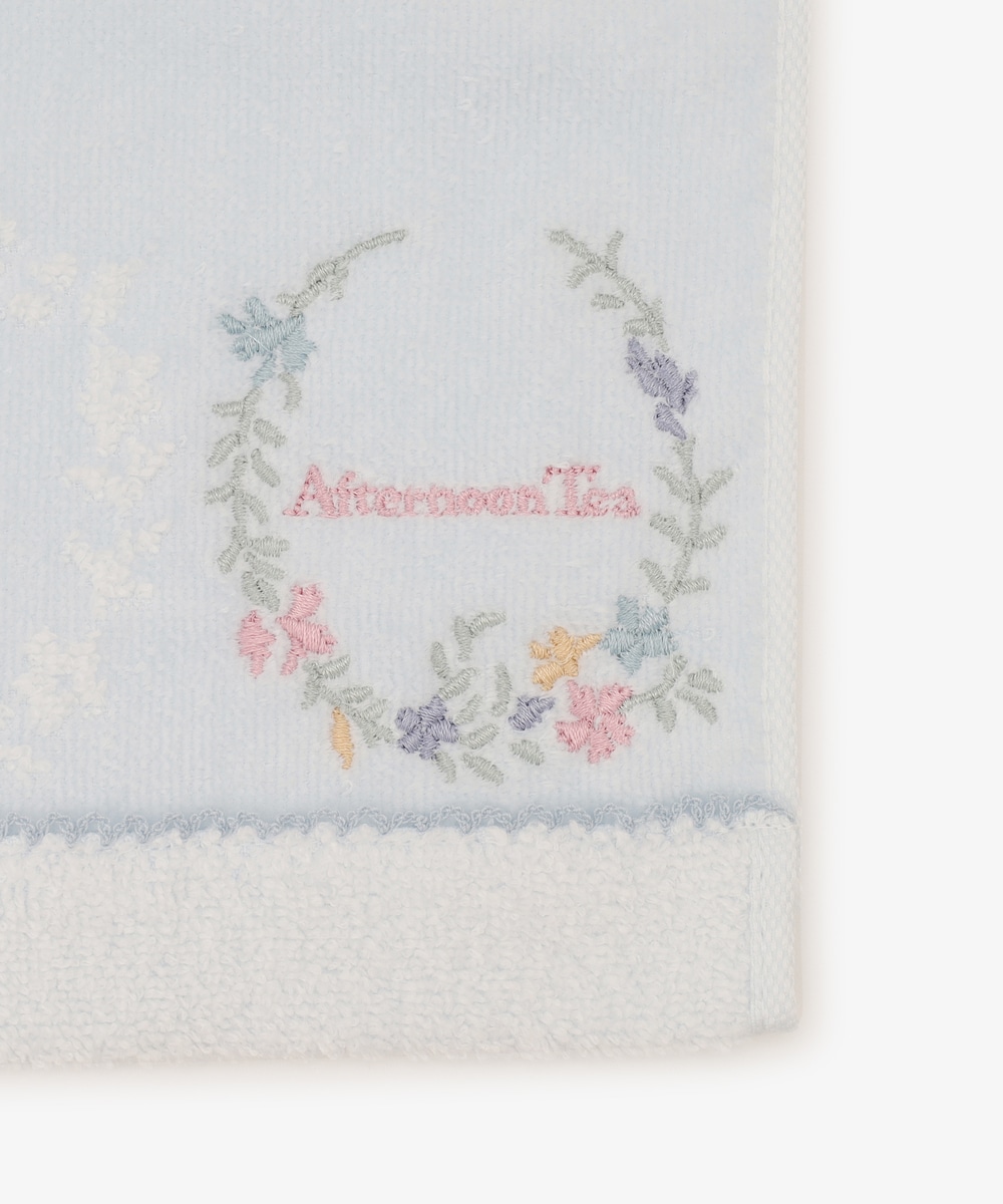 小花刺繍フェイスタオル | アフタヌーンティー公式通販サイト