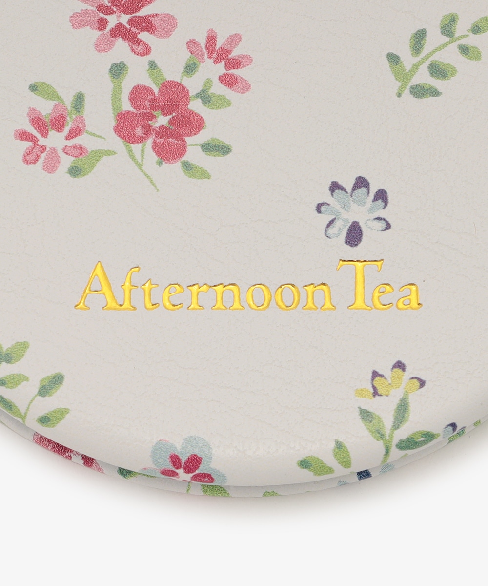 Afternoon Tea 花柄ミニミラー/グリーン