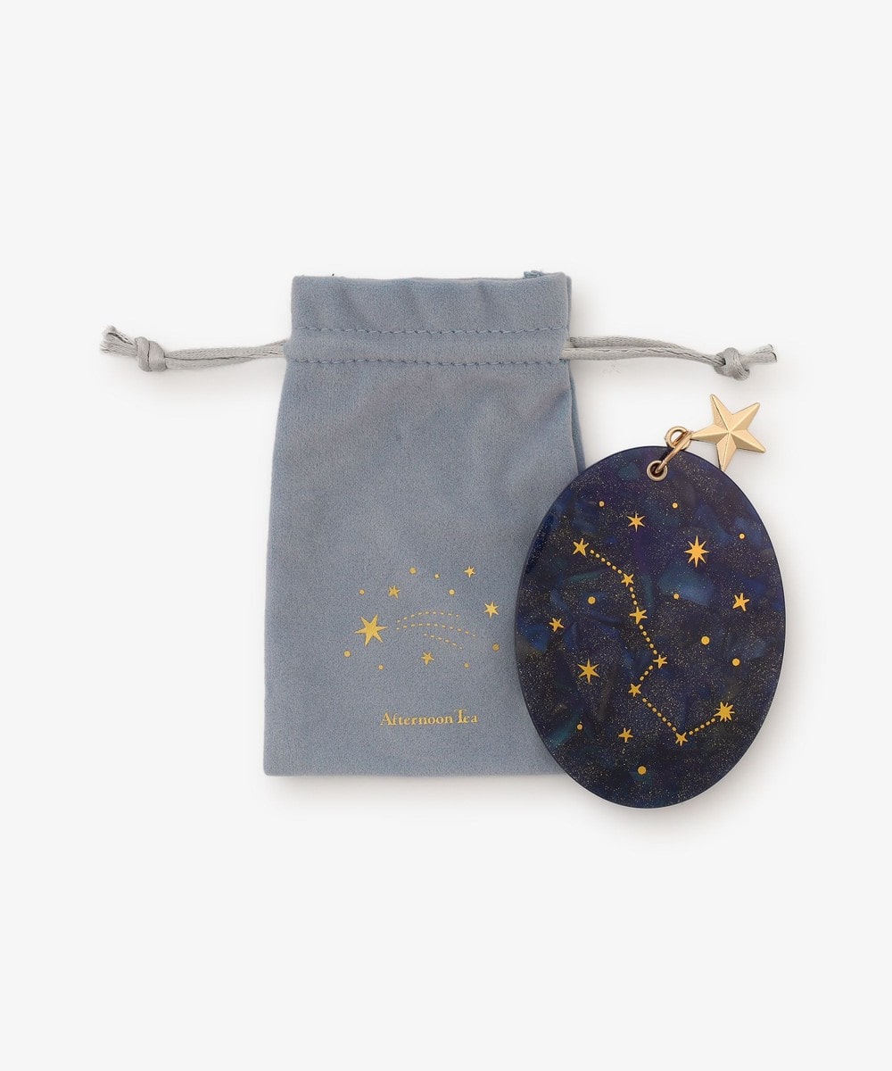 ビューティー小物・ミラー 星空ケース付きアクリルスライドミラー