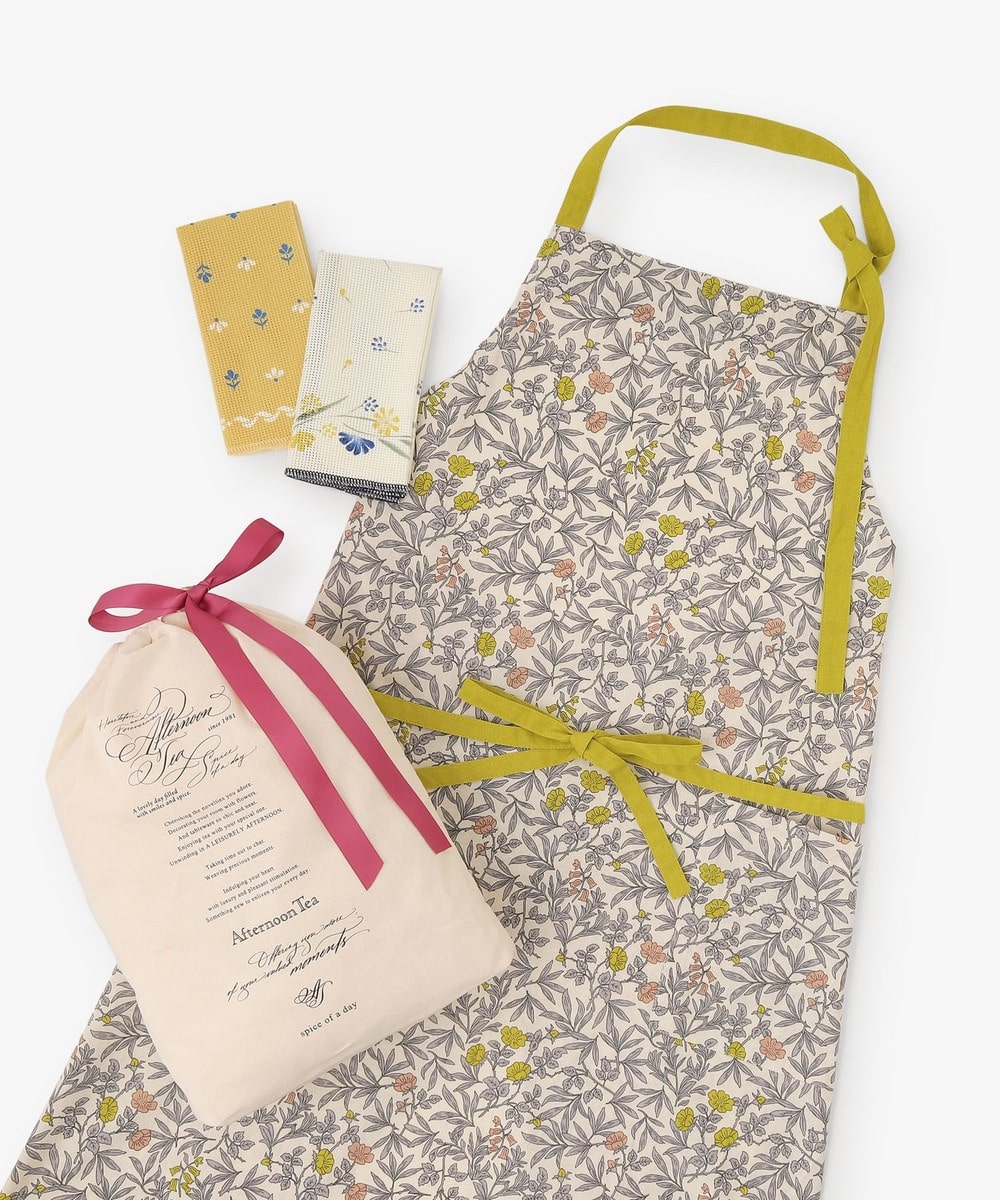 ギフトセット ボタニカルリーフエプロンギフトセット/オンラインストア限定