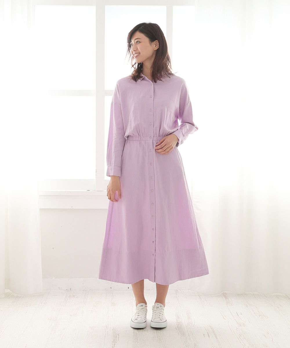 フレンチリネンブレンドシャツワンピース ウェア アフタヌーンティー公式通販サイト