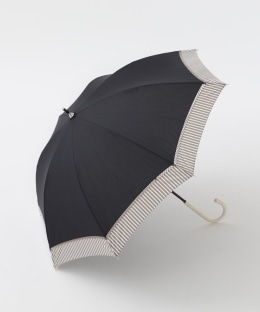 ヘムストライプ晴雨兼用長傘 日傘