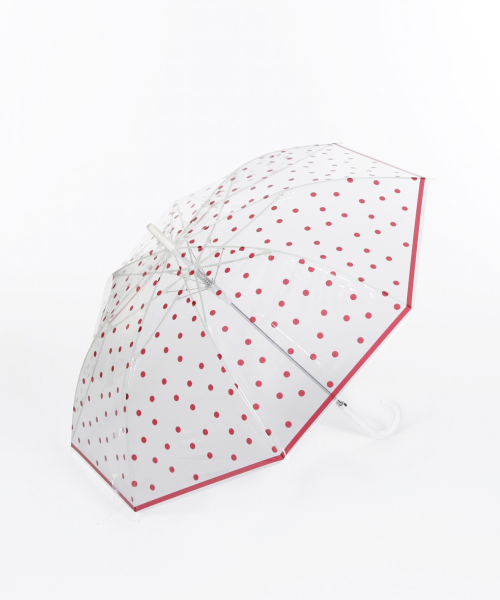 ドット柄ビニール傘 レイングッズ アフタヌーンティー公式通販サイト