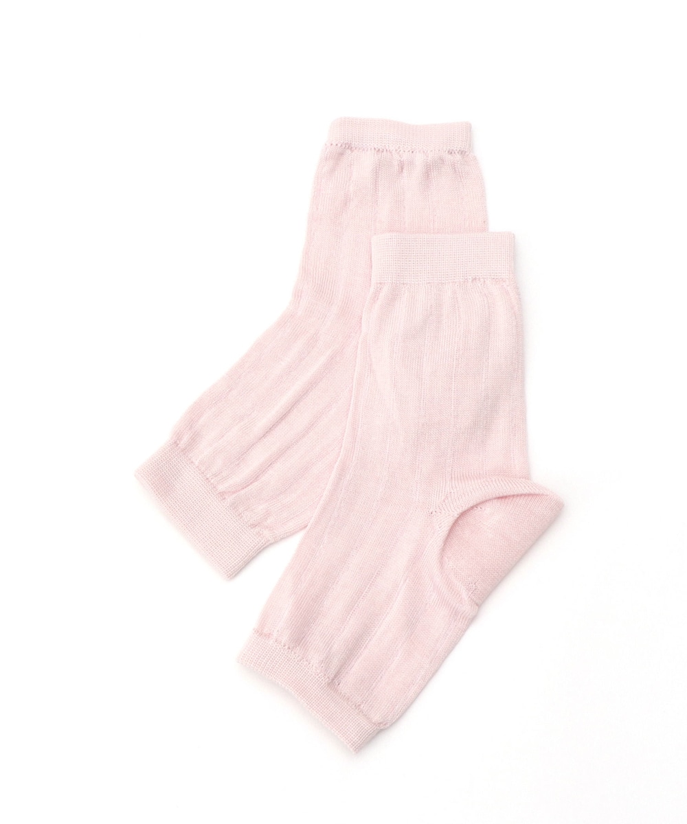 936円 限定価格セール ほんやら堂夜美容シルクかかと潤いソックス ピンク 靴下