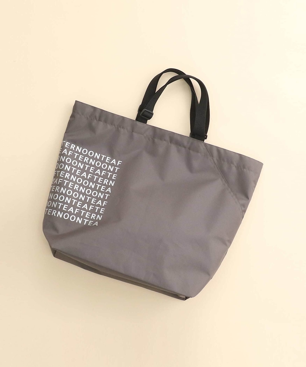 Cherish Pale Blue Dot スリットポケット付きロゴバッグl バッグ アフタヌーンティー リビング公式通販サイト