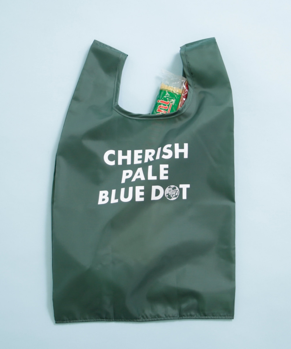 通常便なら送料無料 エコバッグ バッグ CHERISH PALE BLUE DOT エコバッグS