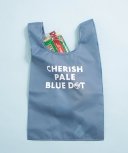 CHERISH PALE BLUE DOT/エコバッグS