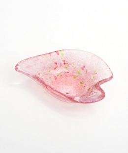 江戸硝子桜花びら型豆鉢
