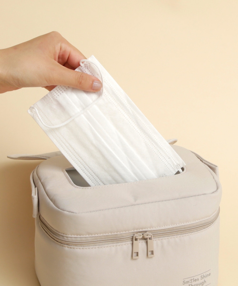 マスク収納付きバニティポーチ ポーチ アフタヌーンティー公式通販サイト