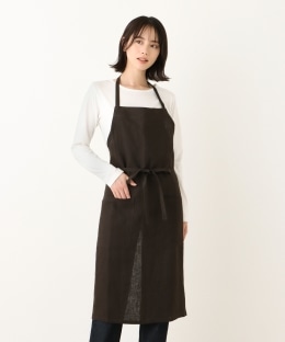 麻100%リネンエプロン