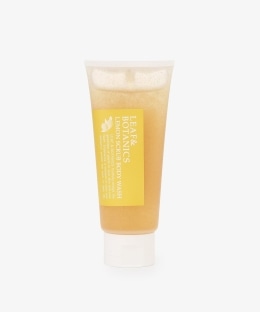 スクラブボディウォッシュ/レモン/LEAF&BOTANICS