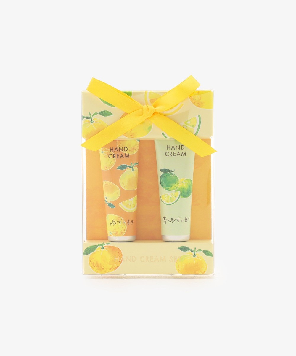 ハンドクリーム フルーツメドレーハンドクリームセット ゆず&青ゆず