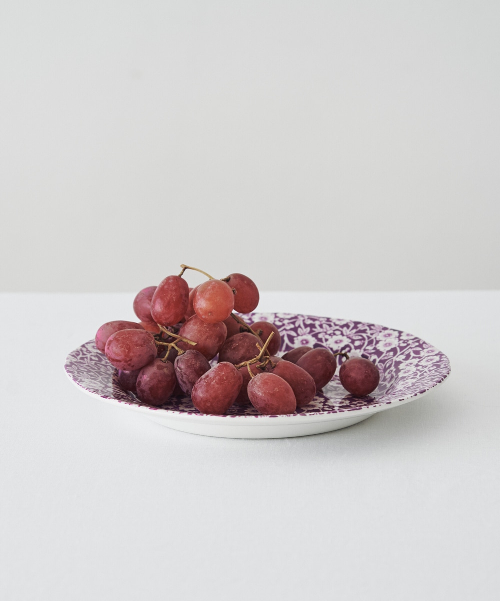 プレート21.5cm/プラムキャリコ/Burleigh | アフタヌーンティー公式