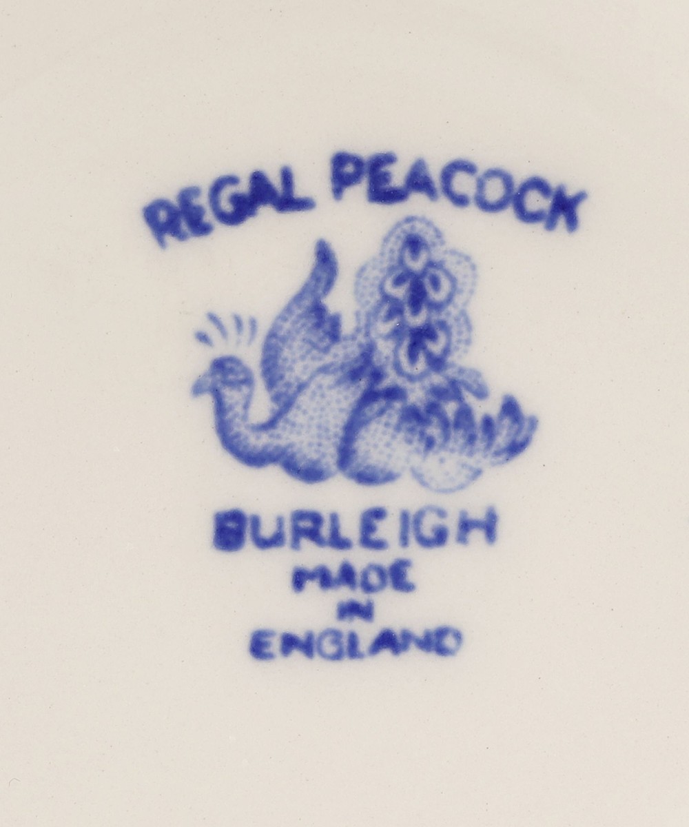 シュガーボウルL/ブルーリーガルピーコック/Burleigh | アフタヌーン