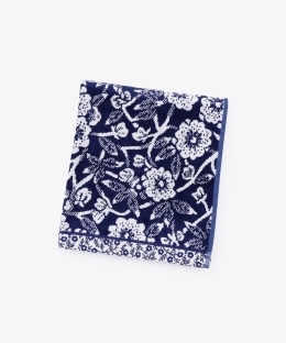 フェイスタオル/ブルーキャリコ/Burleigh×Bedeck