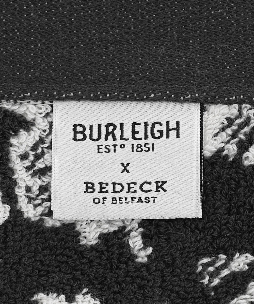 フェイスタオル/ブラックリーガルピーコック/Burleigh×Bedeck