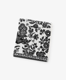 フェイスタオル/ブラックリーガルピーコック/Burleigh×Bedeck