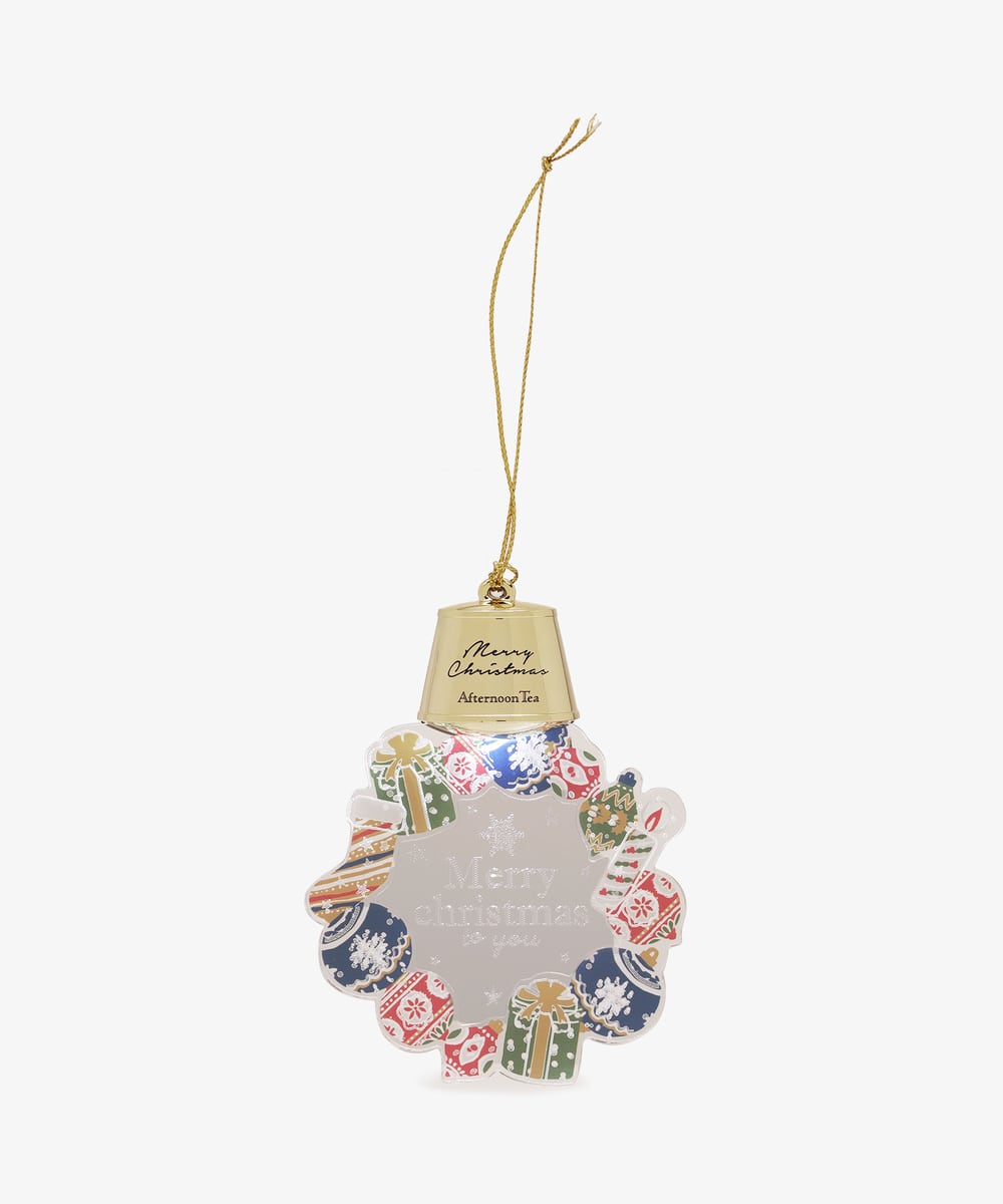 クリスマスリースフラッシングライトオーナメント クリスマスグッズ アフタヌーンティー公式通販サイト