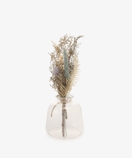 Dry Flower Into The Round-Vase/ドライフラワー&フラワーベースセット