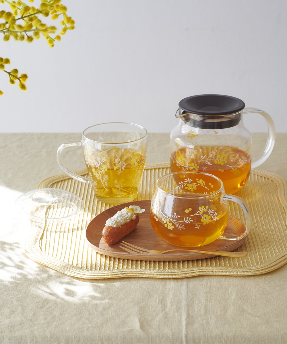 ミモザ茶漉し付き耐熱マグカップ | アフタヌーンティー公式通販サイト