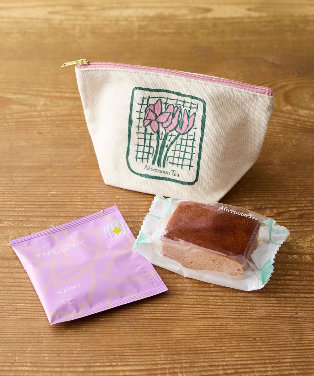お菓子・食品 ミニティータイムポーチ ピンク/Lee Izumida/Afternoon Tea TEAROOM