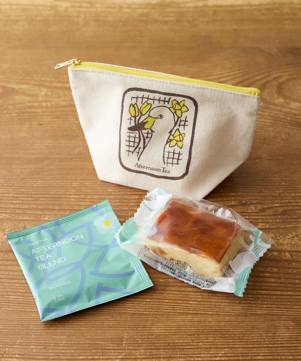 お菓子・食品 ミニティータイムポーチ イエロー/Lee Izumida/Afternoon Tea TEAROOM