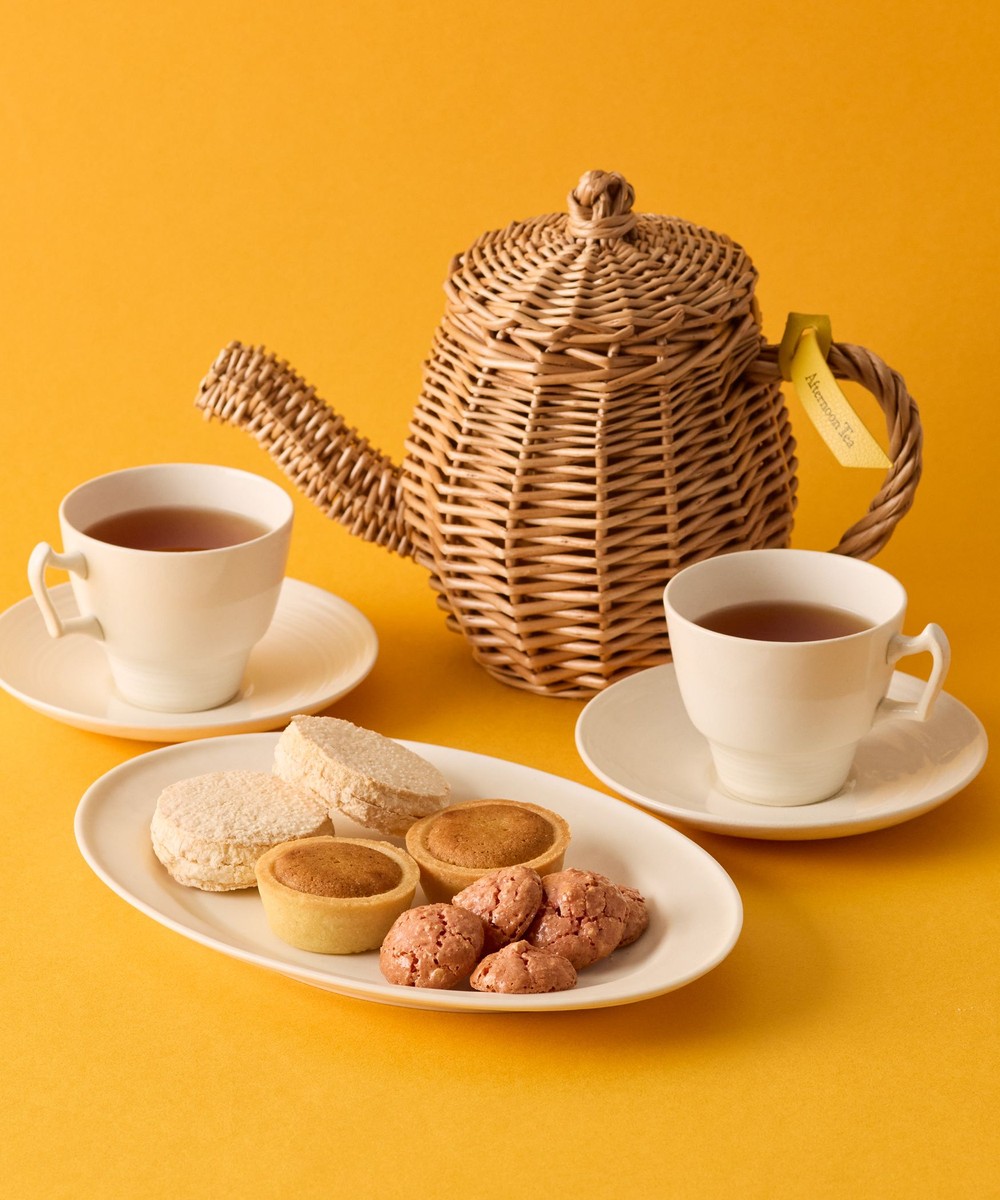 お菓子・食品 45thティータイムバスケット ティーポット/Afternoon Tea TEAROOM