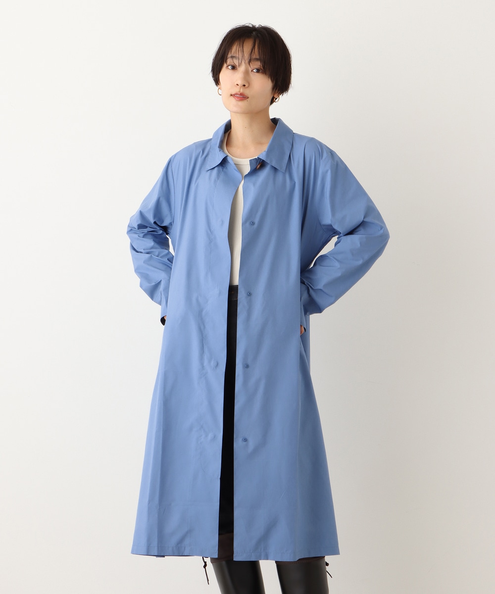 レインコート・レインブーツ ステンカラーロングコート