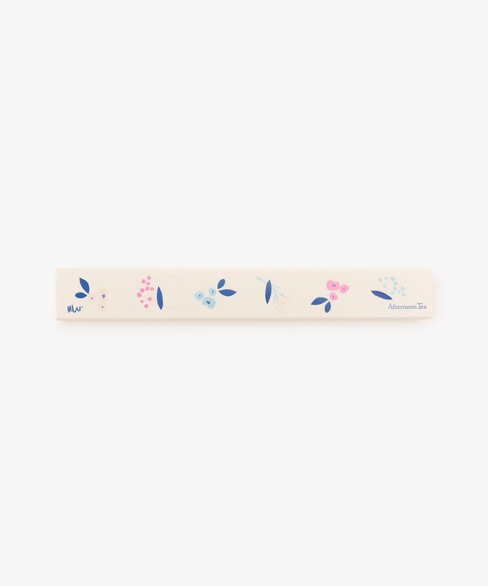 お弁当箱・ランチボックス フラワー柄抗菌スリムランチ箸/メタ・ヴラベル