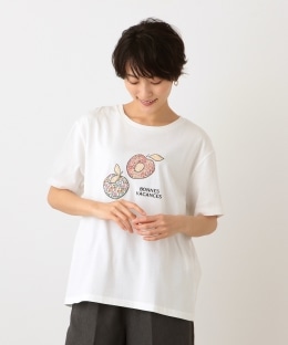 アップルワイドTシャツ/リバティプリント
