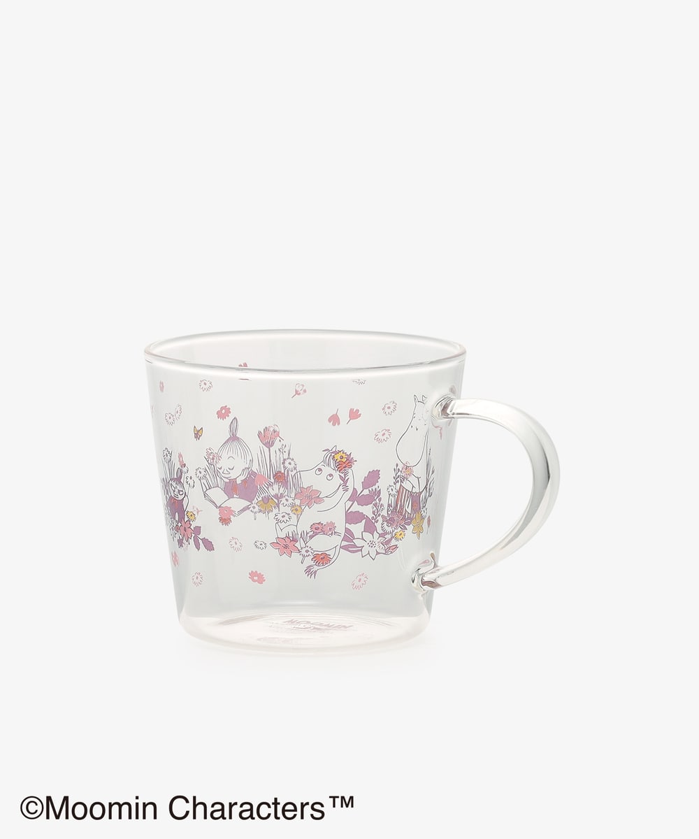 マグカップ・カップ＆ソーサー 耐熱ガラスマグカップ/Moomin×Afternoon Tea