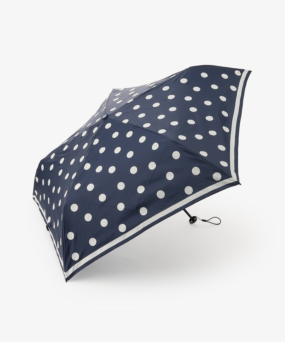 雨傘 RE:PET UMBRELLA/ドット柄折りたたみ傘 雨傘