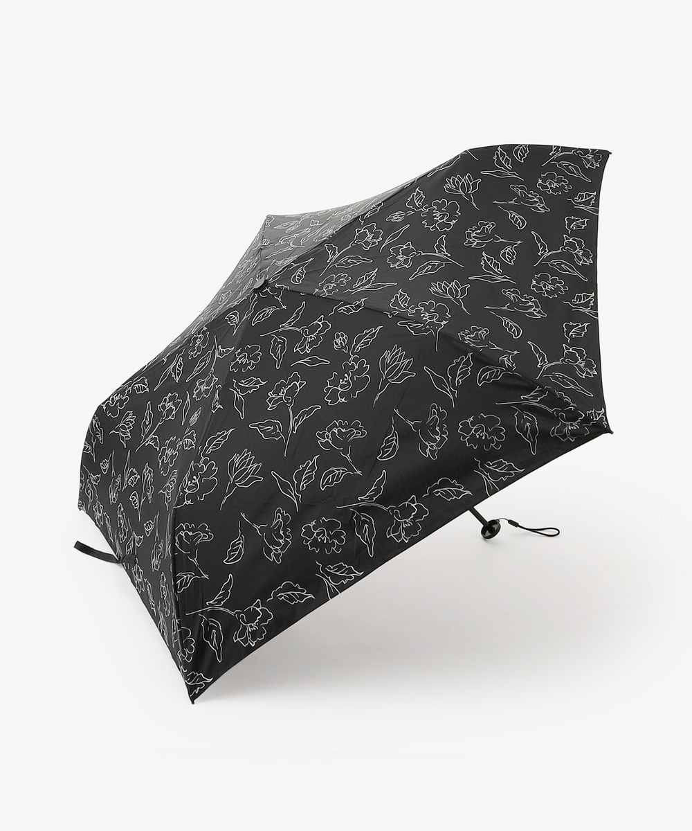 雨傘 RE:PET UMBRELLA/フラワー柄折りたたみ傘 雨傘