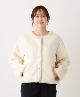 リバーシブルボアコート