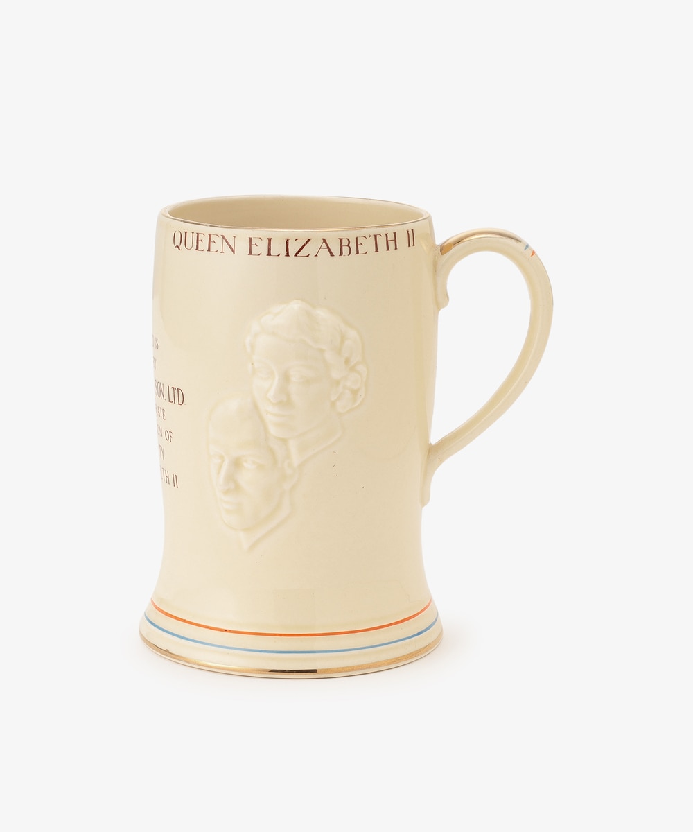 英国ロイヤルファミリー 1953年 エリザベス女王 戴冠式記念マグカップ 