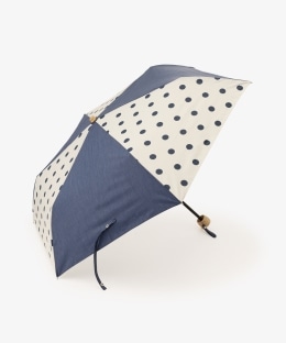 ドット晴雨兼用折りたたみ傘 日傘