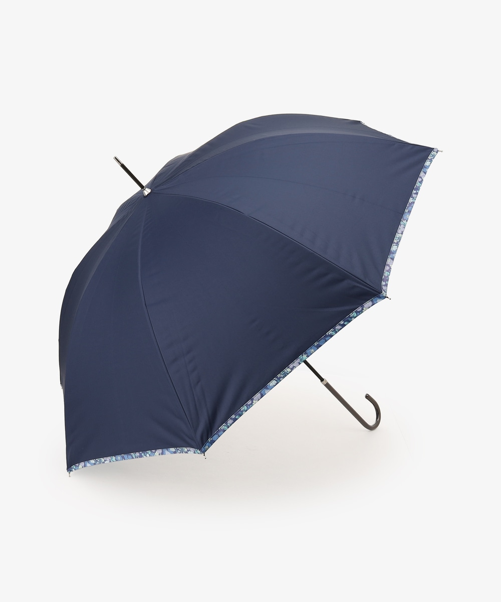 日傘（折りたたみ・長傘・晴雨兼用） 内側小花晴雨兼用長傘 日傘