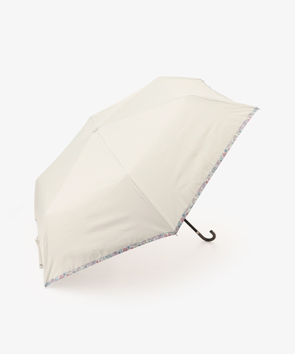 日傘（折りたたみ・長傘・晴雨兼用） 内側小花晴雨兼用折りたたみ傘 日傘