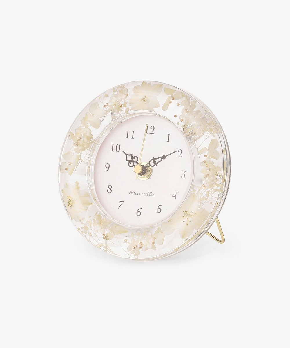 花瓶・インテリア小物・観葉植物 ボタニカルクロック（掛け置き時計）