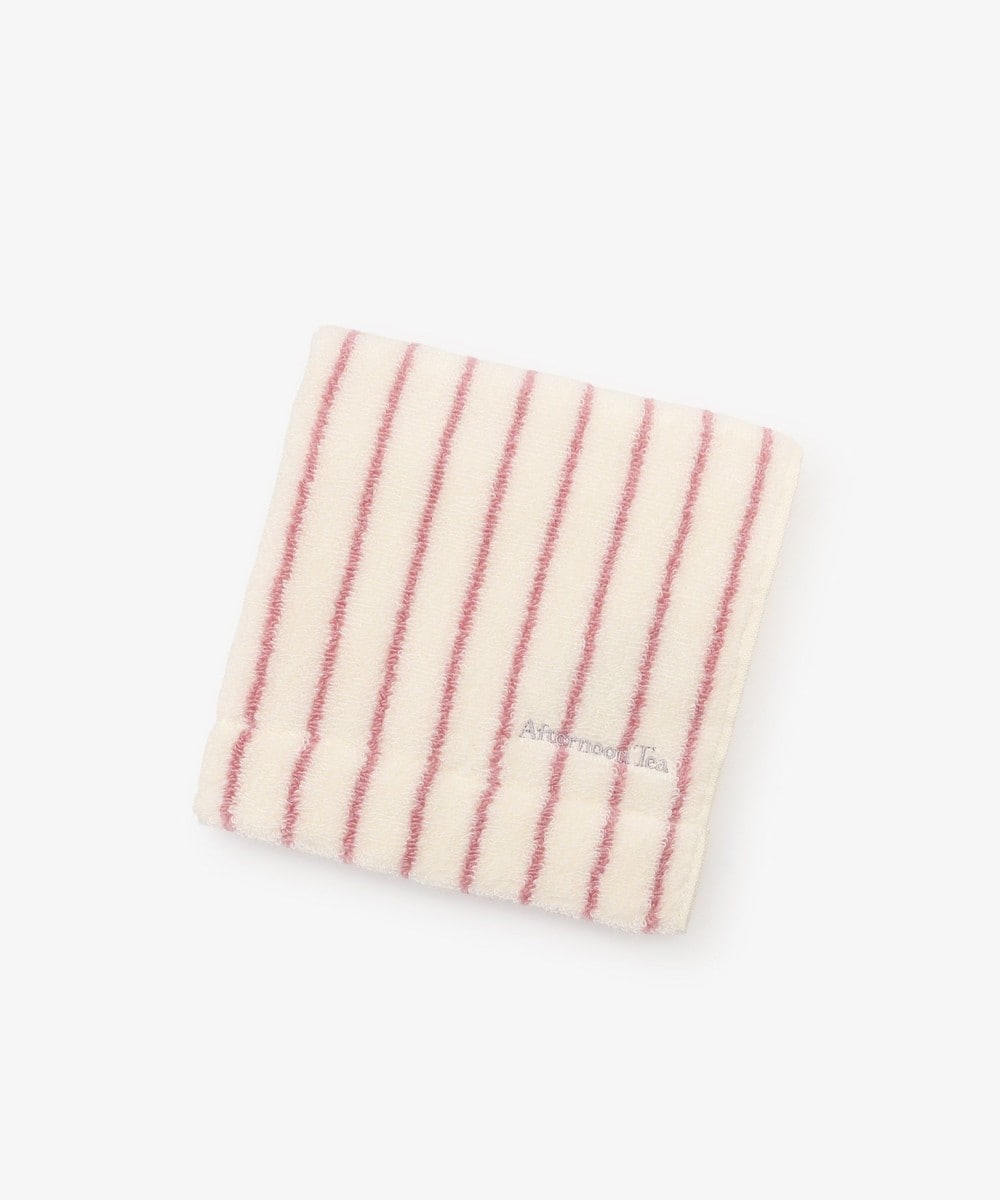 ミニタオル・ハンドタオル・ハンカチ ストライププレミアムクリーミーハンドタオル/Afternoon Tea PREMIUM