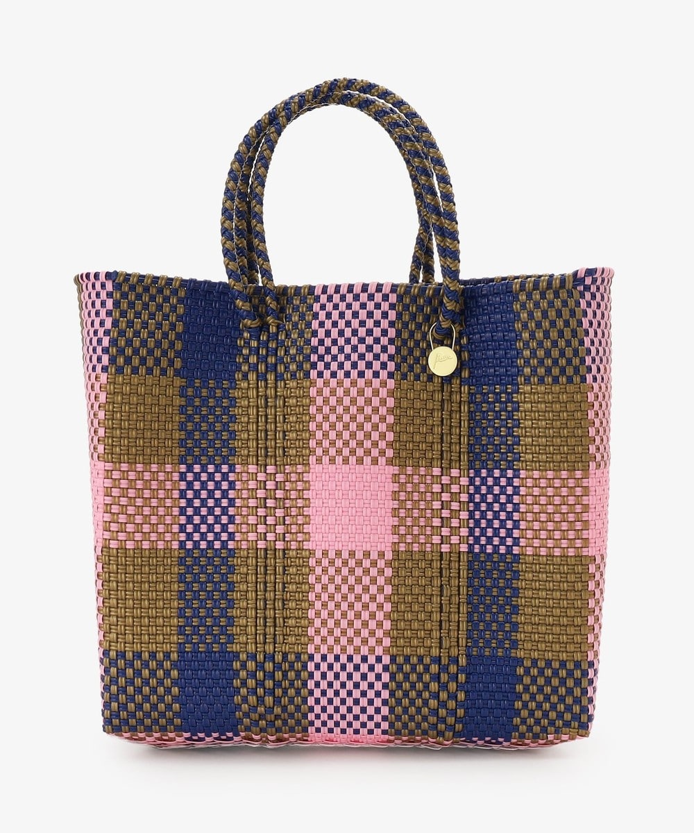 トートバッグ メルカドバッグS/3COLORS CHECK/Letra