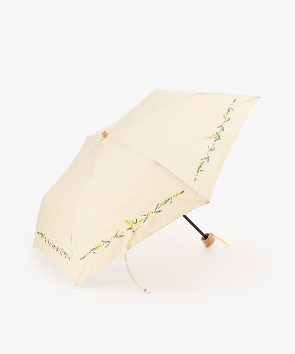 日傘（折りたたみ・長傘・晴雨兼用） ミモザ晴雨兼用折りたたみ傘 日傘