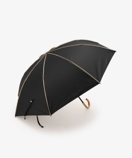 パイピング晴雨兼用2段折りたたみ傘 日傘